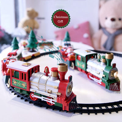 Toy Train Set with Lights & Sounds