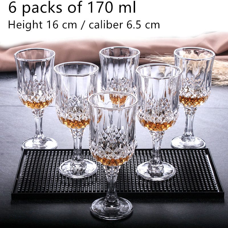 Retro Wine Glass Set