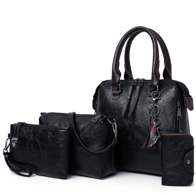 4 Pcs Retro Fashion Bag Set