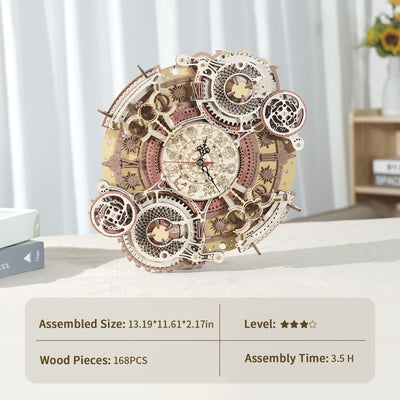 3D Robotime Zodiac Time Keeper