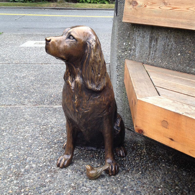 Golden Retriever Garden Ornament