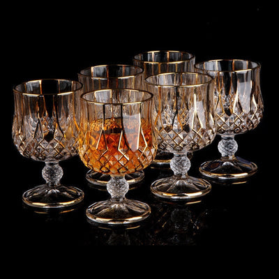 Retro Wine Glass Set