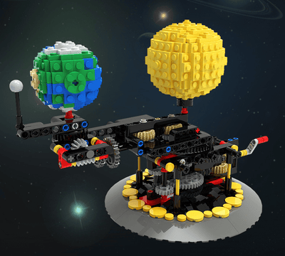 Moon, Earth and and Sun Simulation