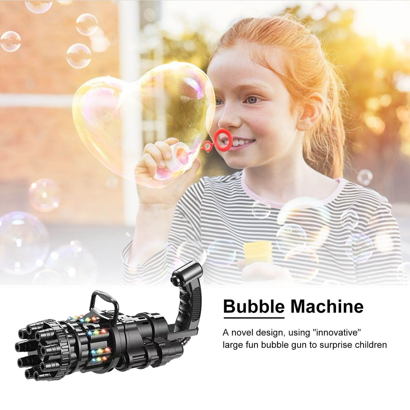 Gatling Automatic Bubble Machine