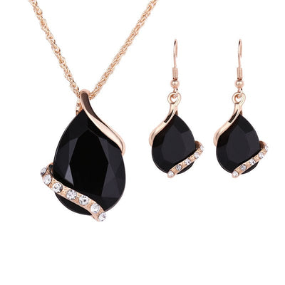 Bell Pendant Necklace Set